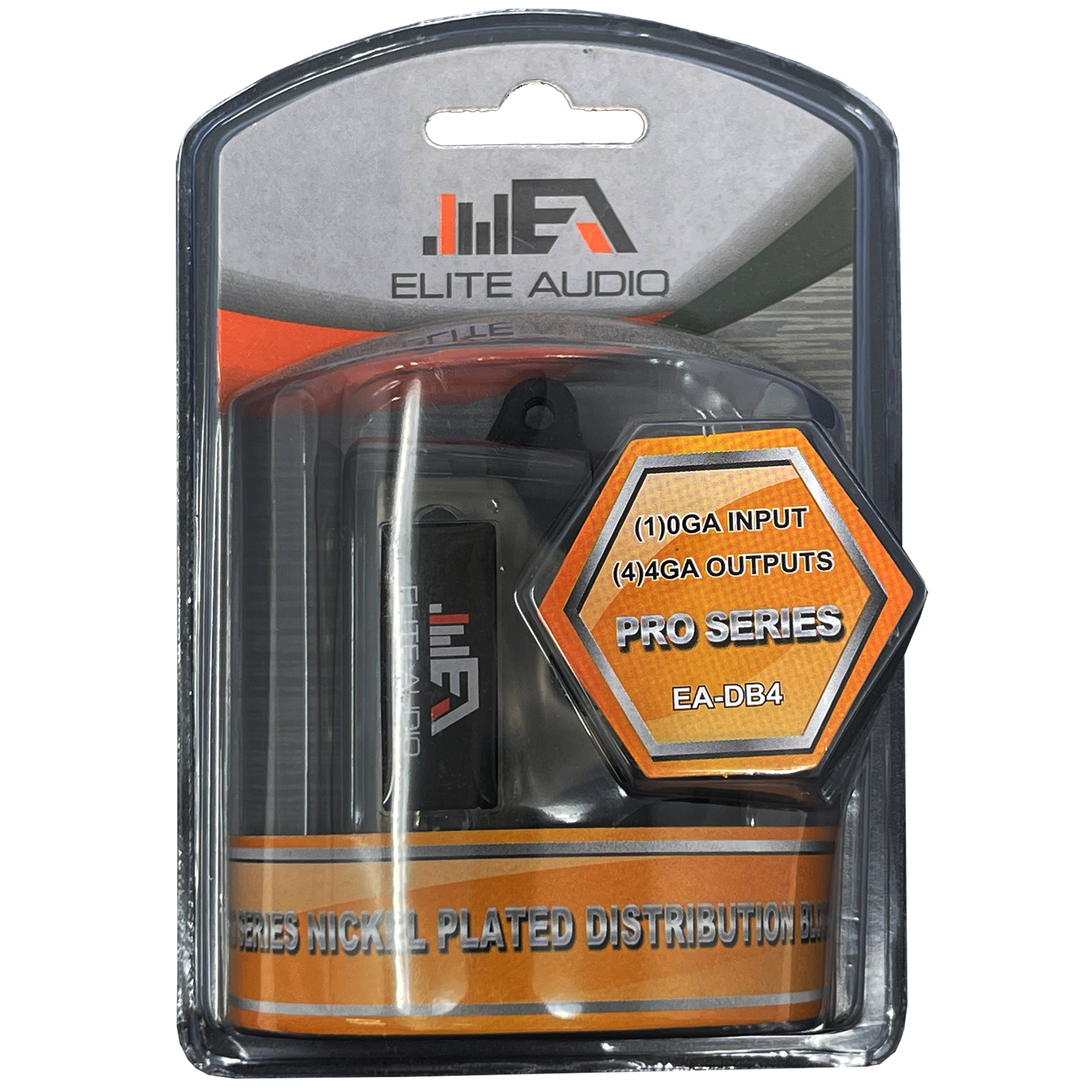 Elite Audio EA-DB4 Distribution Block 1-0GA IN / 4-4GA Out