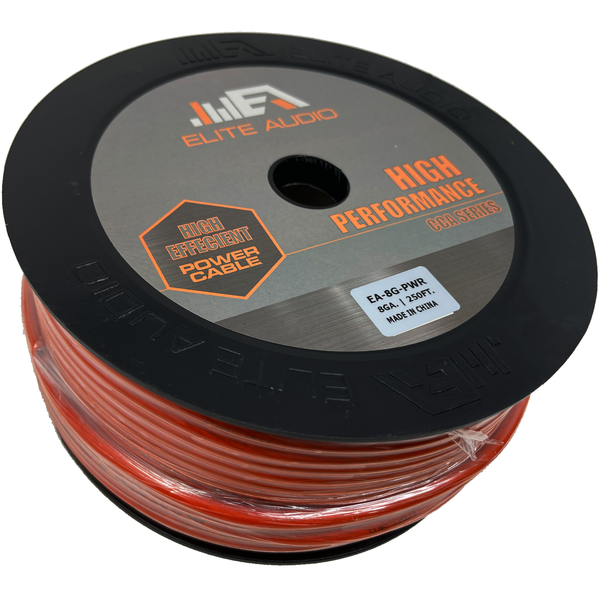 Elite Audio EA-8G-PWR 8GA CCA Power Wire 250ft Roll
