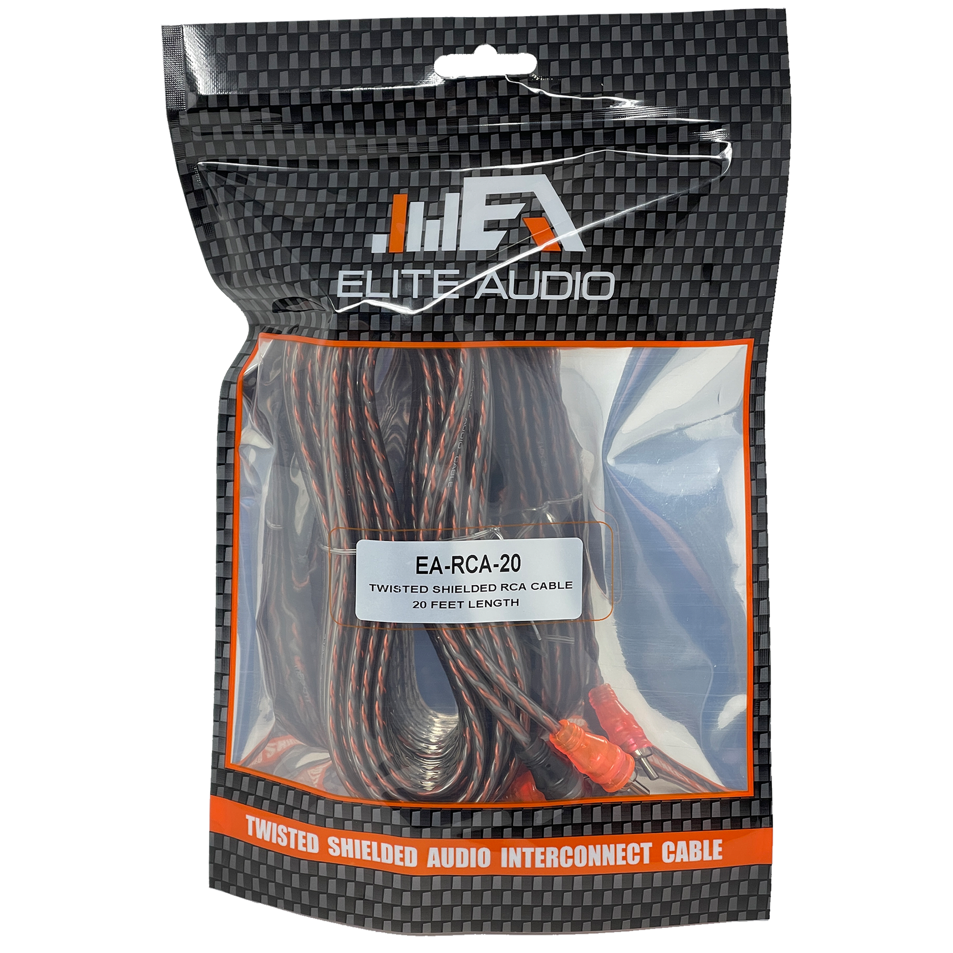 Elite Audio EA-RCA20 20ft CCA 2-Channel RCA Cable