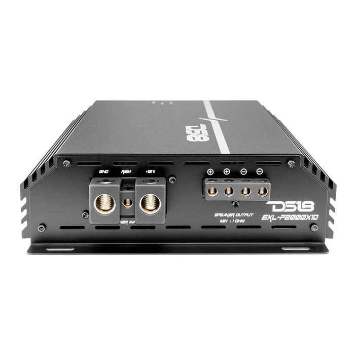 DS18 EXL-P2000X1D EXL Power 1-Channel Class D Amplifier 2000 x 1 @ 1-Ohm Watts Rms  Made In Korea