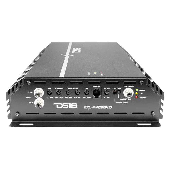 DS18 EXL-P4000X1D EXL Power 1-Channel Class D Amplifier 4000 x 1 @ 1-Ohm Watts Rms  Made In Korea