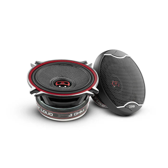 DS18 EXL-SQ4.0 EXL 4" 2-Way Coaxial Speaker with Fiber Glass Cone 340 Watts 3-Ohm