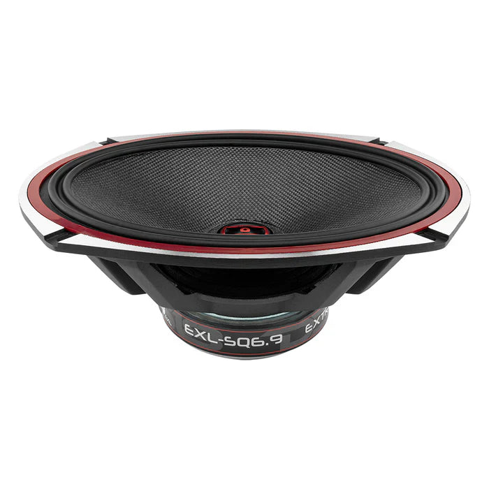 DS18 EXL-SQ6.9 EXL 6x9" 2-Way Coaxial Speaker with Fiber Glass Cone 560 Watts 3-Ohm