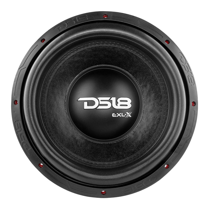 DS18 EXL-X12.4D EXL-X 12" Subwoofer 2500 Watts Dvc 4-Ohms