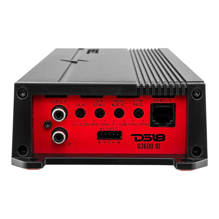 DS18 G3600.1D GEN-X Class D 1-Channel Amplifier 3600 Watts
