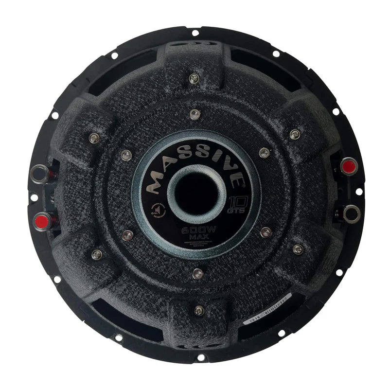 Massive Audio GTS Series 10" Shallow Subwoofer Dual 4 Ohm