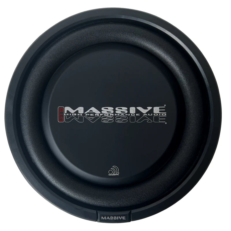 Massive Audio GTS Series 10" Shallow Subwoofer Dual 4 Ohm