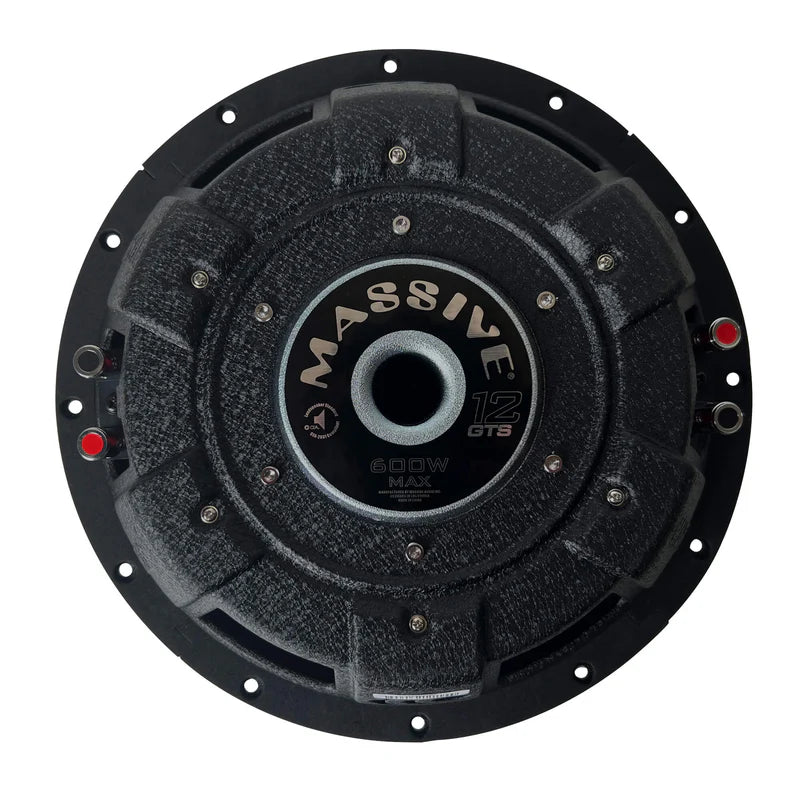 Massive Audio GTS Series 12" Shallow Subwoofer Dual 4 Ohm