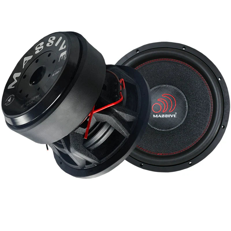 Massive Audio HIPPOXLR Dual 2 Ohm 12" Subwoofer