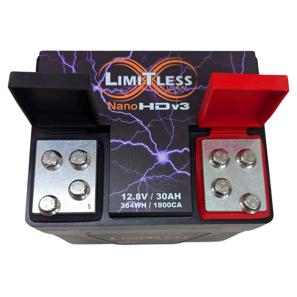 Limitless Lithium Nano-HDv3 Group 30L Lithium Battery for Harley Davidson