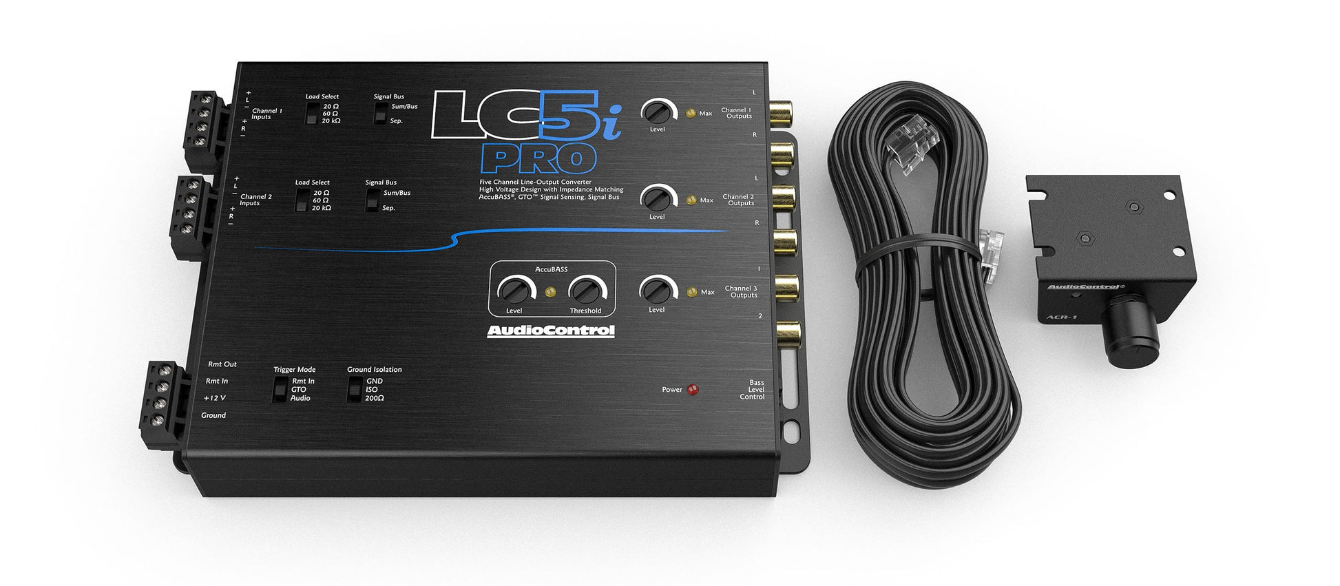 AudioControl LC5i-PRO 5-Channel Line Output Converter w/ AccuBass