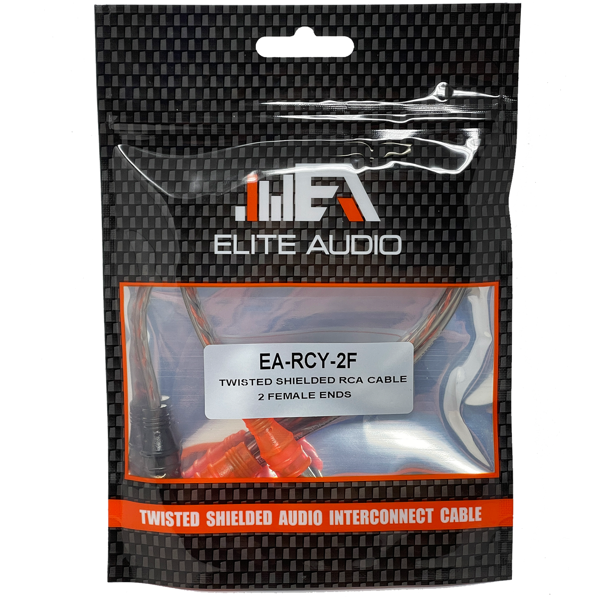 Elite Audio EA-RCY-2F CCA RCA Y-Splitter 1-Male / 2-Female