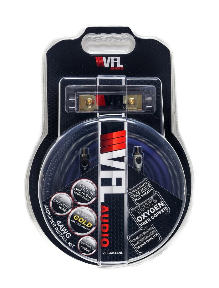 VFL Audio 4 Gauge Amplifier Installation Kit