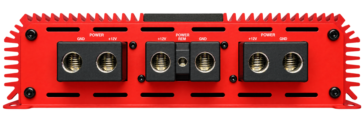 Ruthless Audio 10000.1 Monoblock Amplifier — 10,000W RMS Red