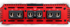 Ruthless Audio Ruthless Audio 7500.1 Red 7,500 Watt Monoblock Amplifier - Car Audio