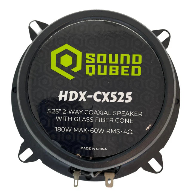 SoundQubed HDX Series 5.25" Coaxial 2-way Speakers (pair)