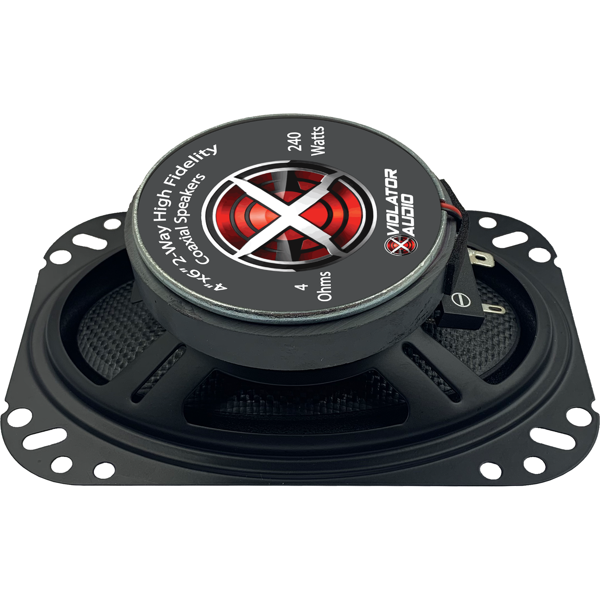 Violator Audio VA-462 4"x6" Coaxial Speakers (pair)