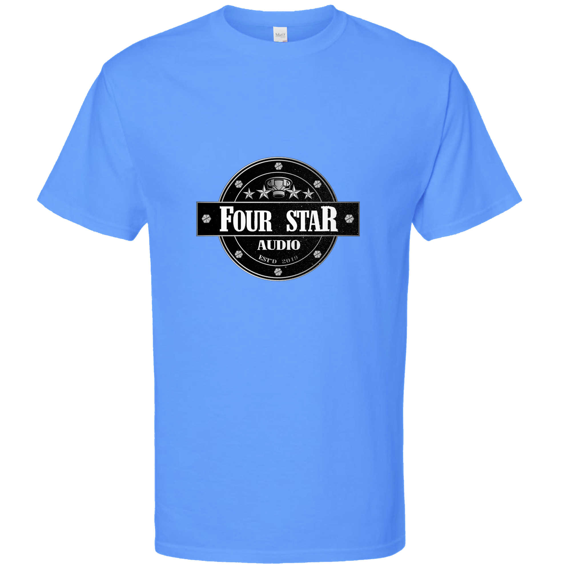 Blue 4 Star Audio Tee Shirt