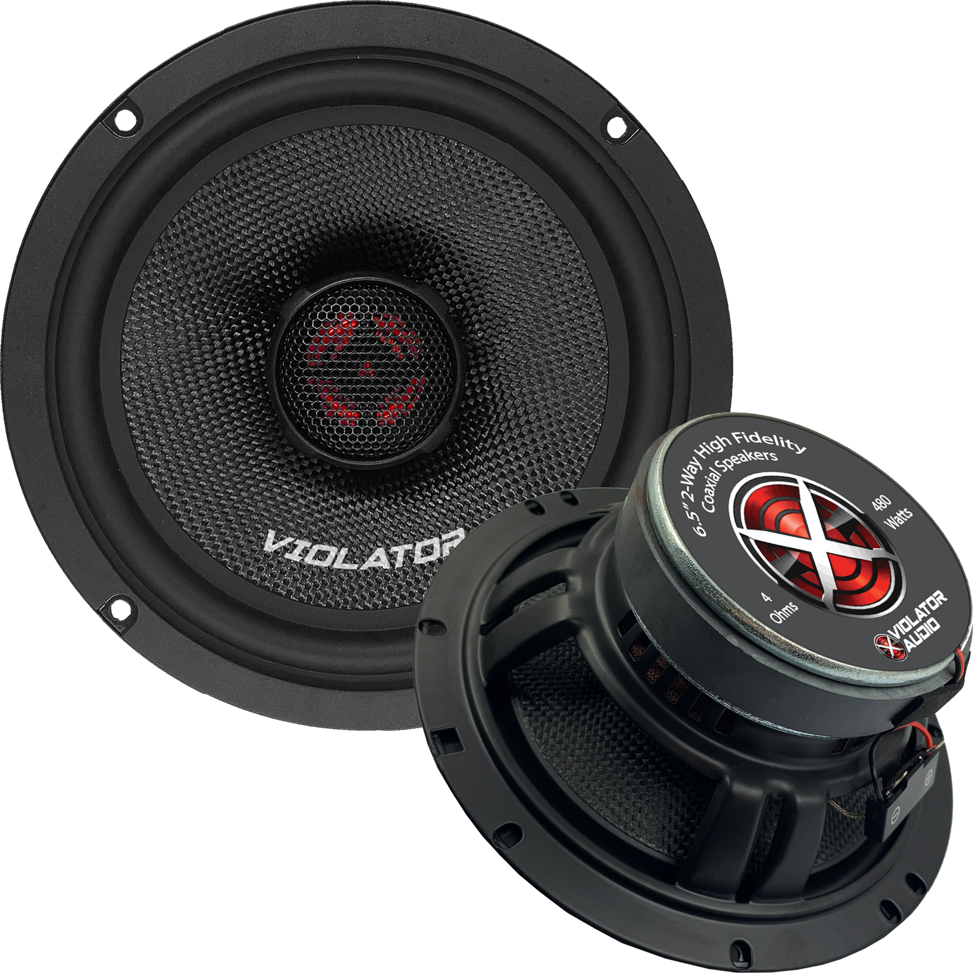 Violator Audio VA-652 6.5" Coaxial Speakers (pair)