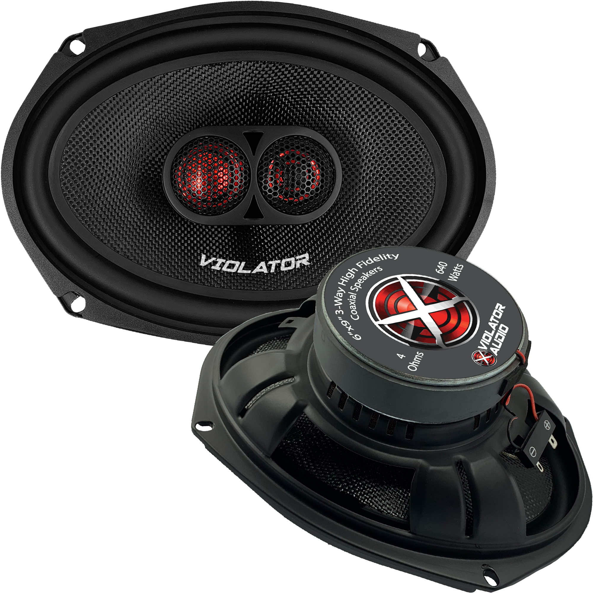 Violator Audio VA-693 6"x9" Coaxial Speakers (pair)