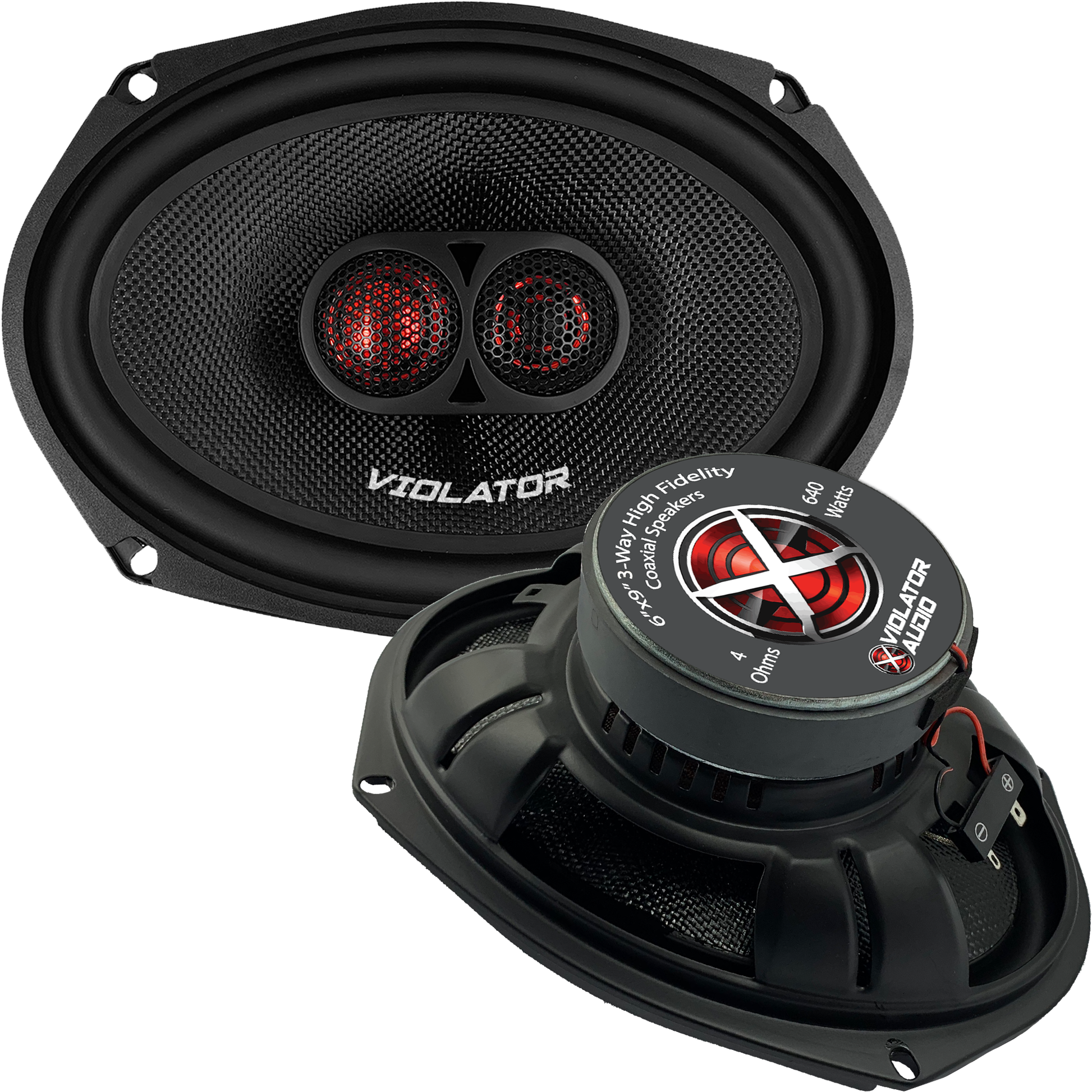Violator Audio VA-693 6"x9" Coaxial Speakers (pair)