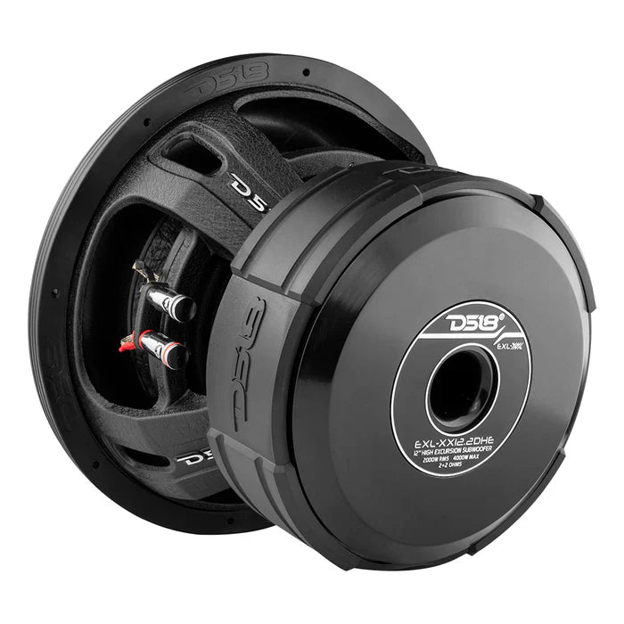DS18 EXL-XX12.2DHE EXL, High Excursion 12" Subwoofer 4000 Watts Dvc 2-Ohm
