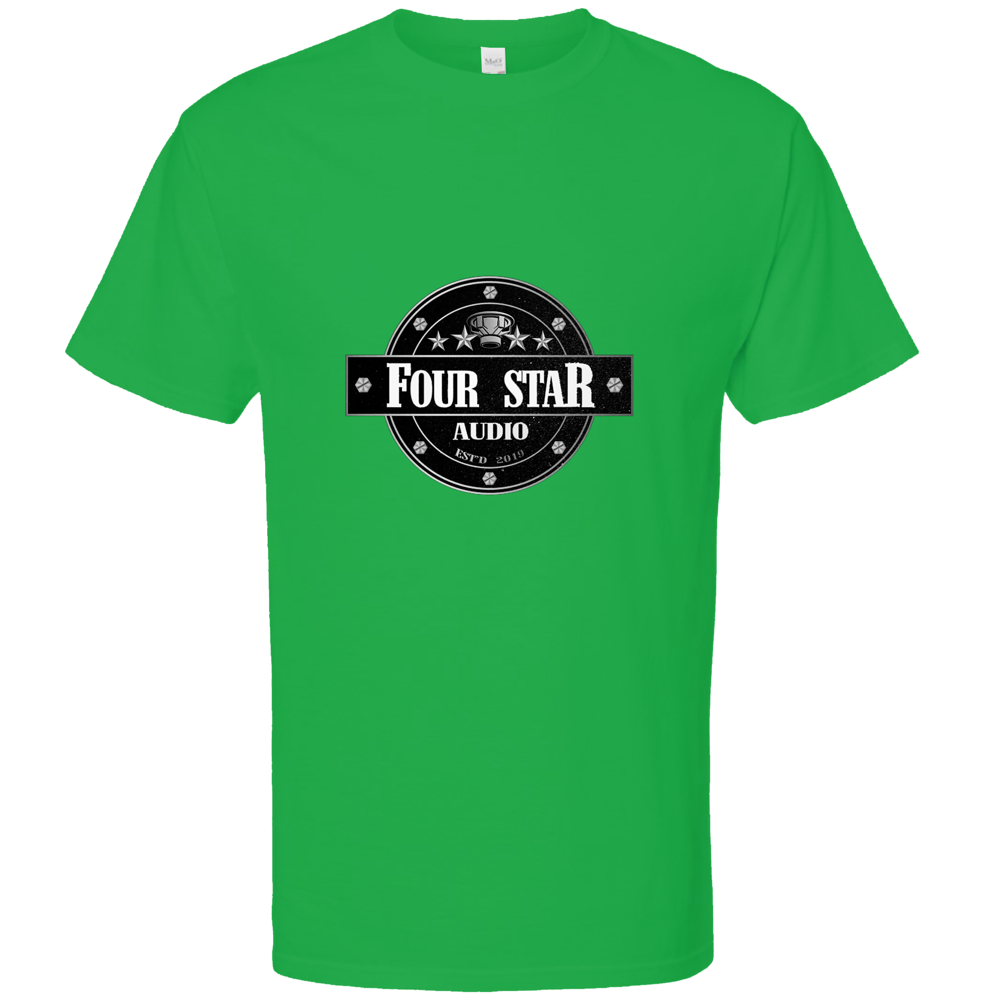Green 4 Star Audio Tee shirt