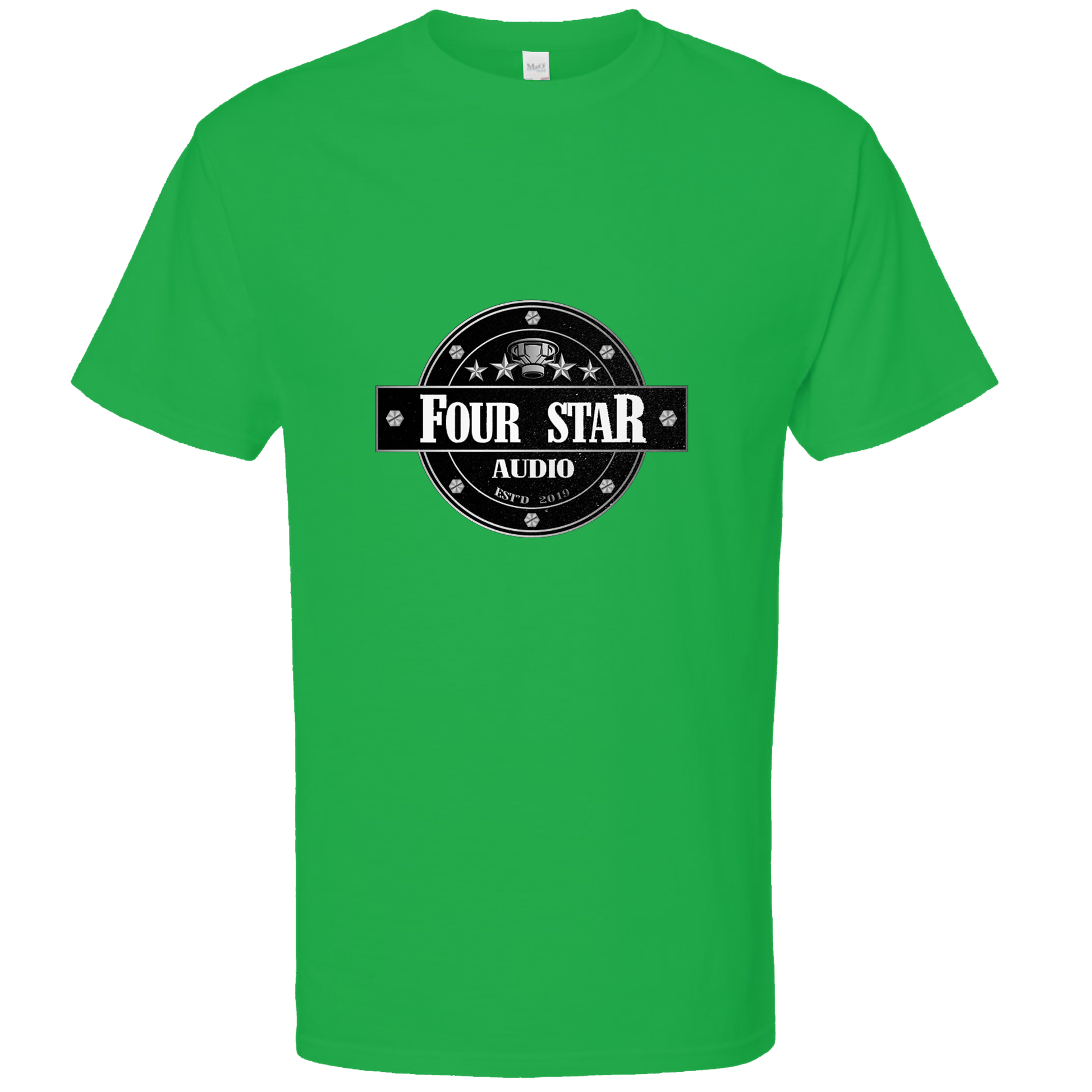 Green 4 Star Audio Tee shirt
