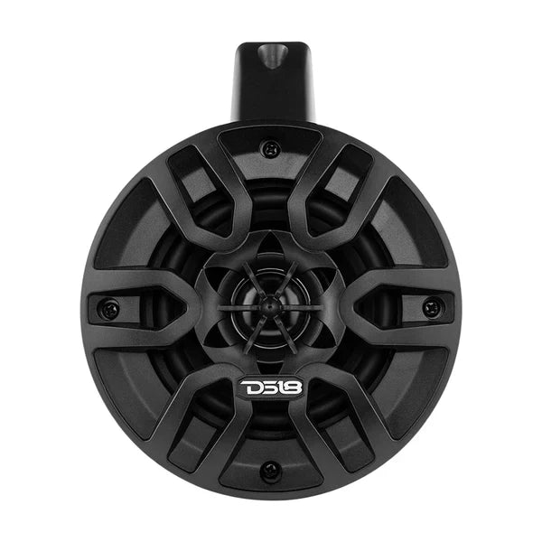 DS18 MP4TPBT HYDRO 4" Amplified With BT Wakeboard Tower Speakers  Black