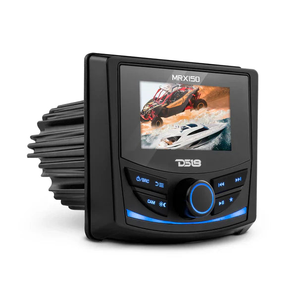 DS18 MRX150 Marine Headunit Video TFT screen , 2 Zones, 4 volts Output, BT, RDS 4X40 Watts