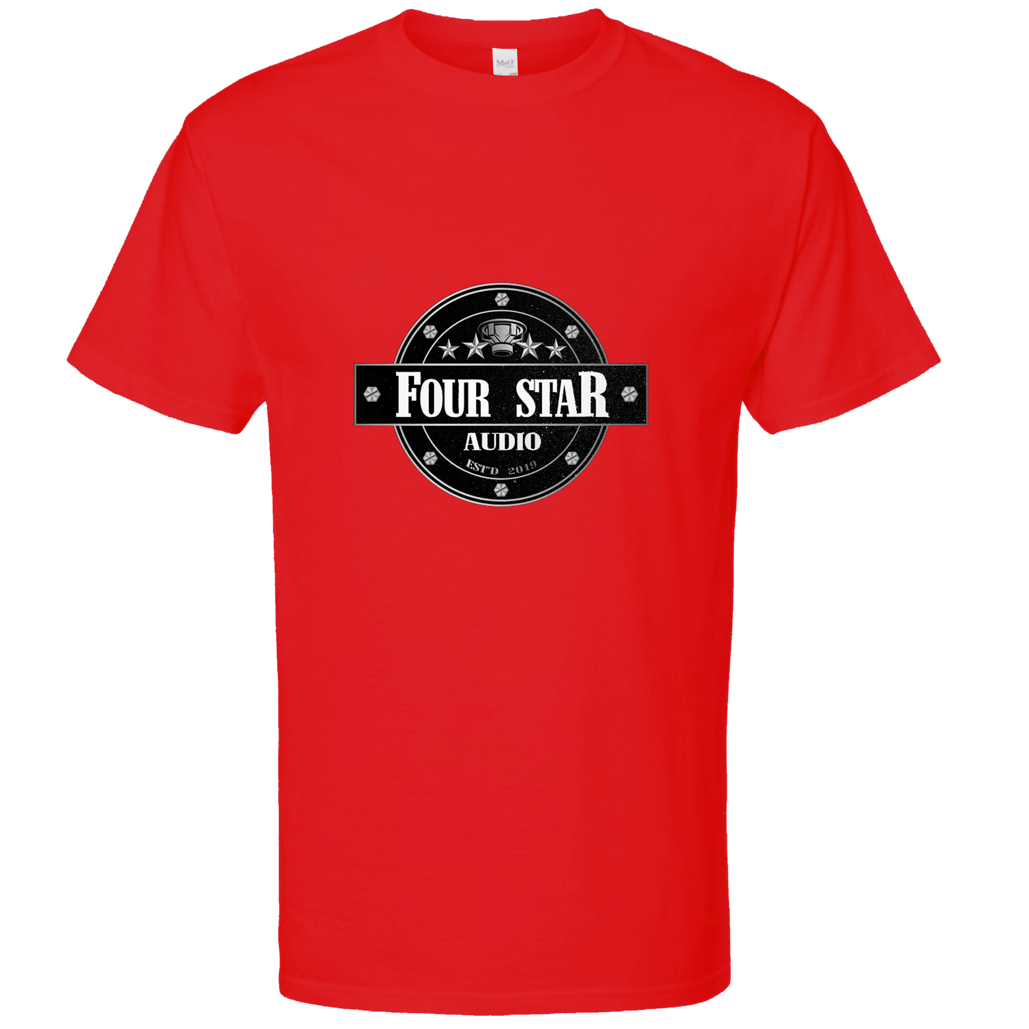 Red 4 Star Audio Tee Shirt