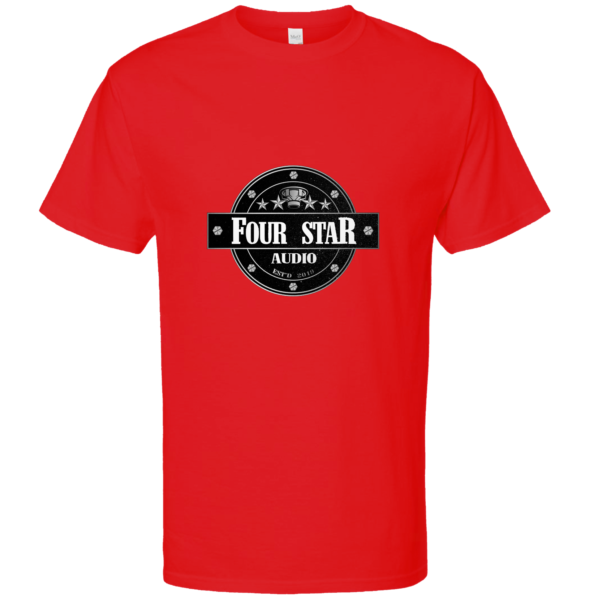 Red 4 Star Audio Tee Shirt