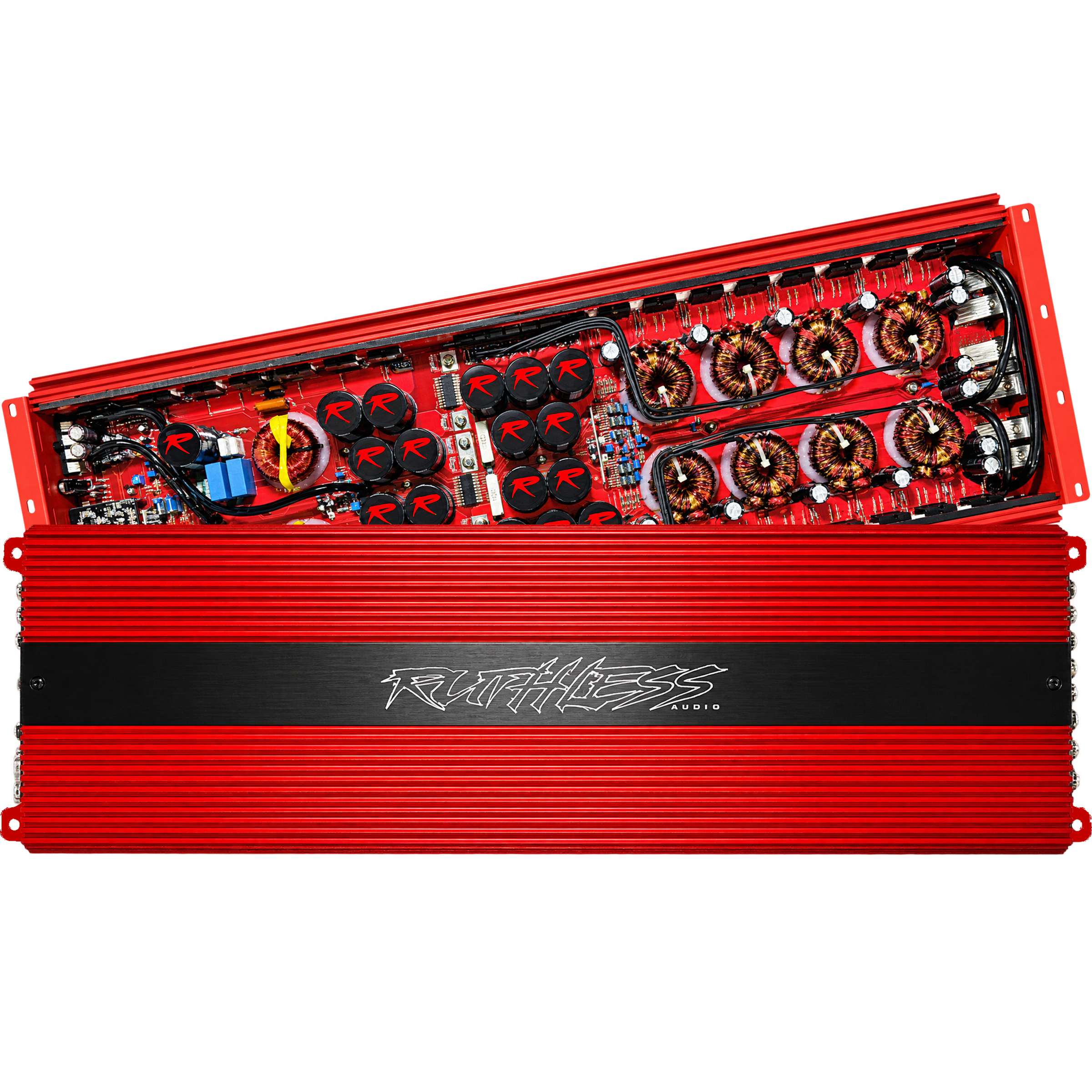 Ruthless Audio 10000.1 Monoblock Amplifier — 10,000W RMS Red