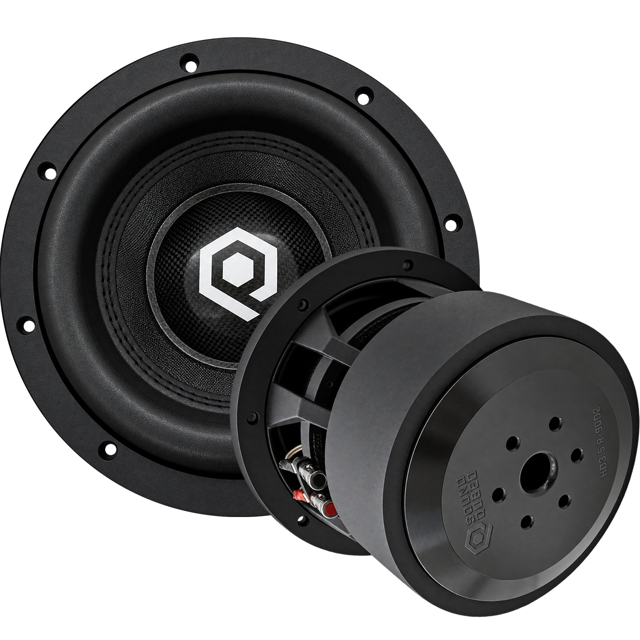 SoundQubed HDX3.2 8-Inch Subwoofer – 1,500W RMS Dual Voice Coil