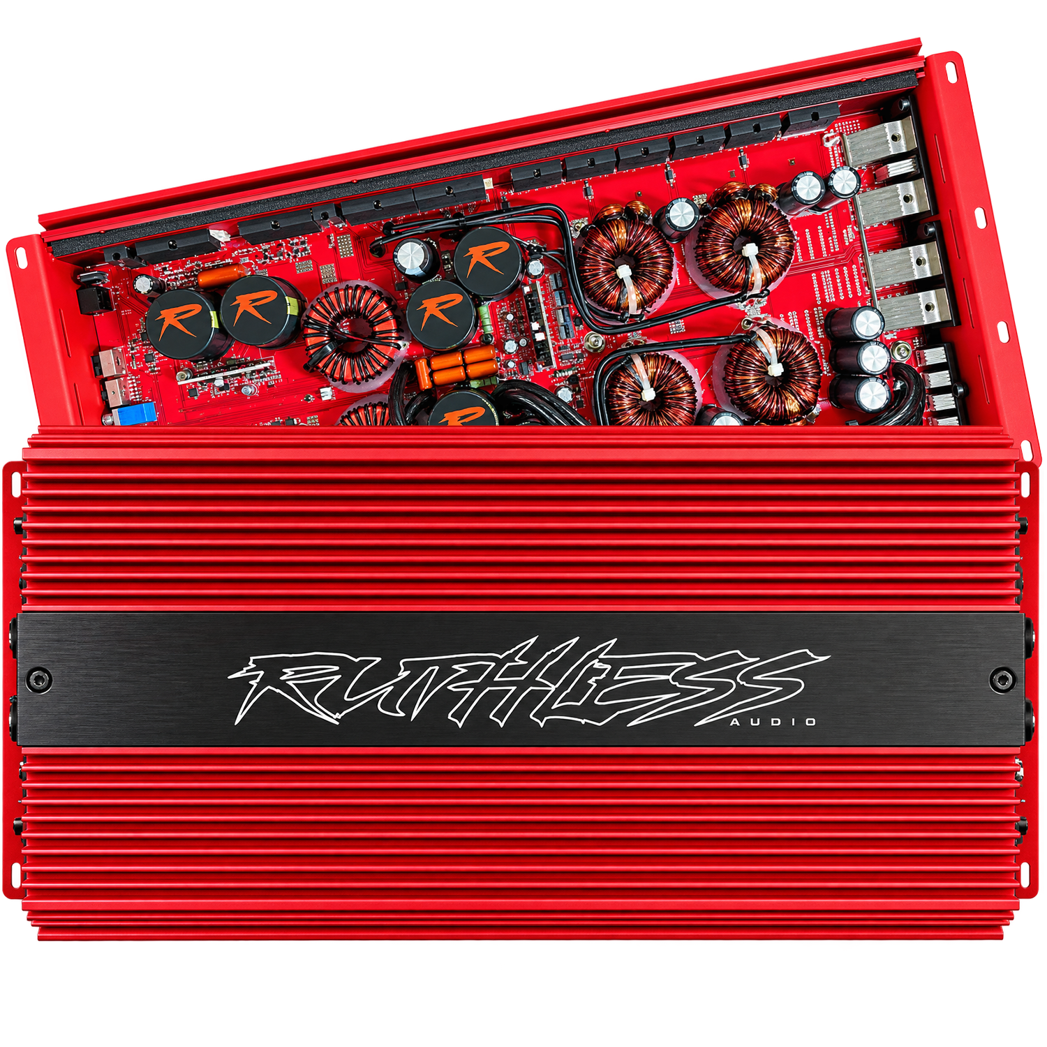 Ruthless Audio Ruthless Audio 5000.2 Red 2 Channel Amplifier - Car Audio
