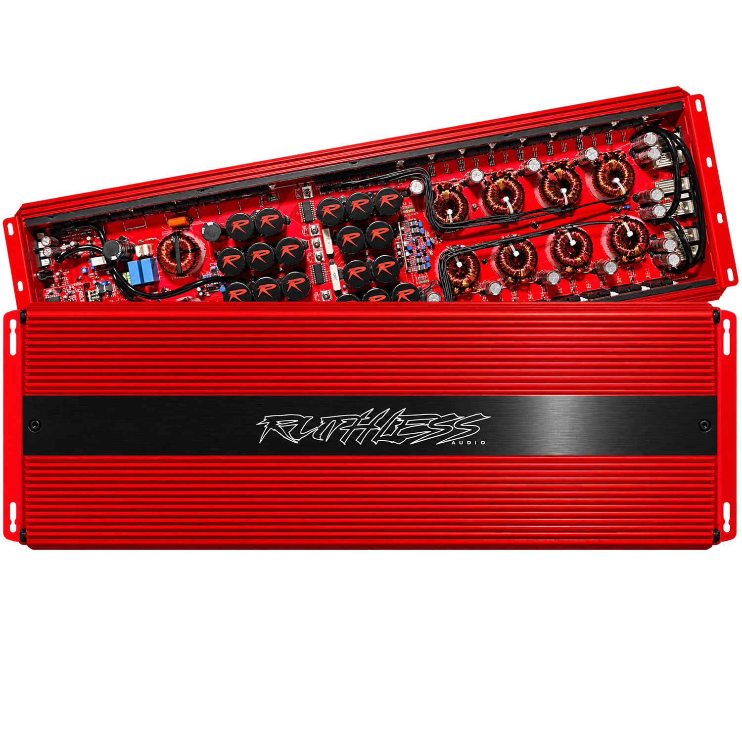 Ruthless Audio Ruthless Audio 12500.1 Red 12,500 Watt Monoblock Amplifier - Car Audio